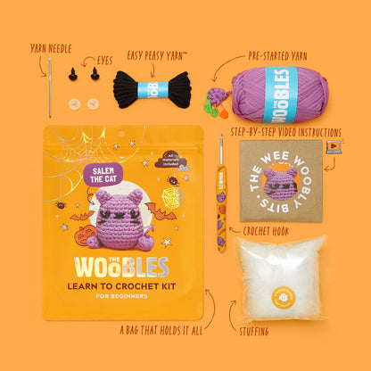 Salem the Halloween Cat Crochet Kit
