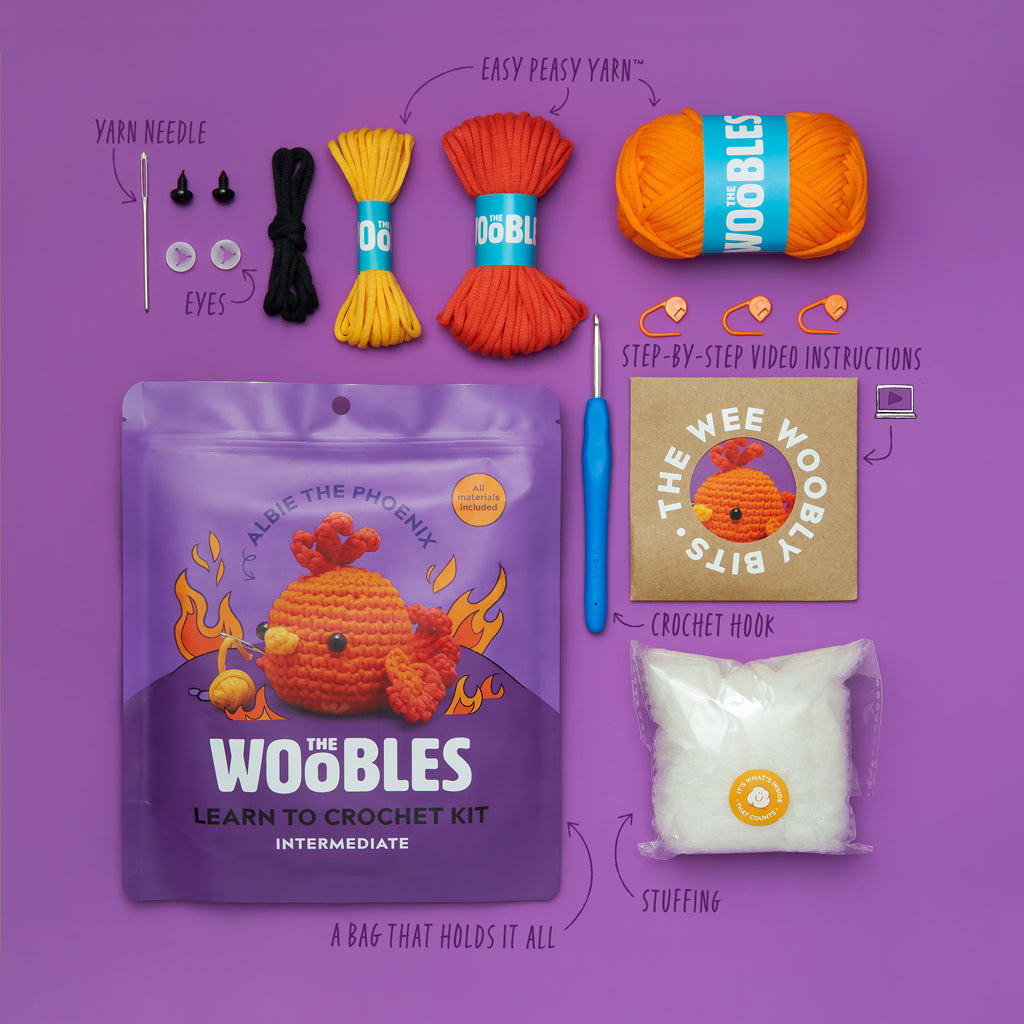 Albie the Phoenix Crochet Kit