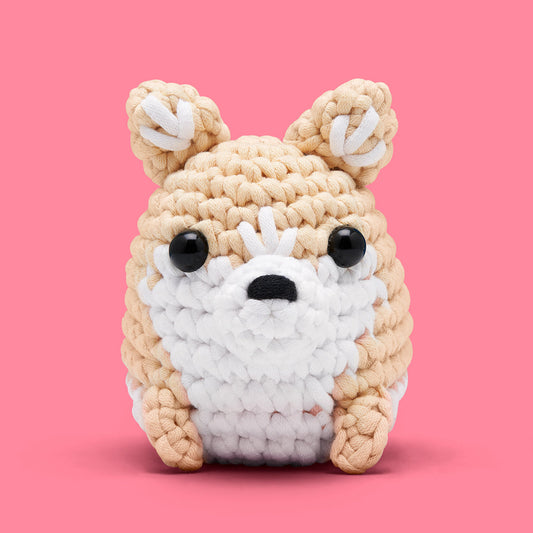 Lizzie the Corgi Crochet Kit