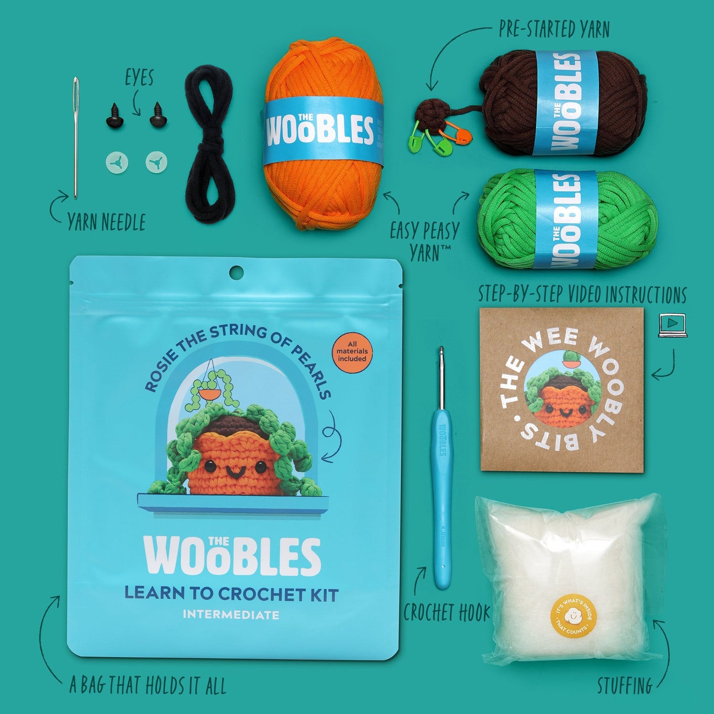 Rosie the String of Pearls Crochet Kit