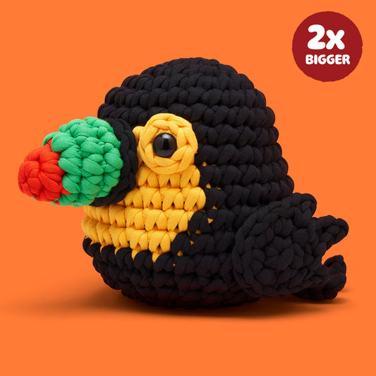 Mango the Toucan Extra Squeezy Crochet Kit
